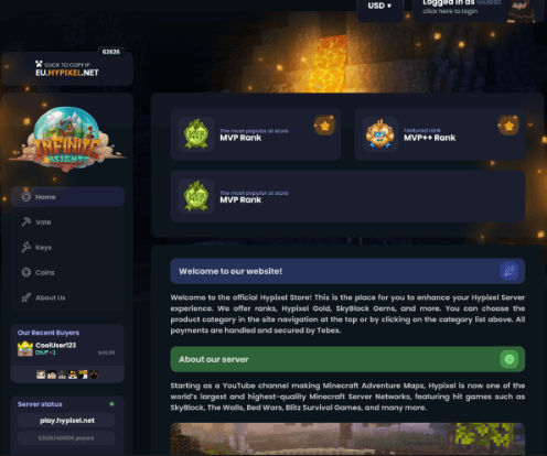 Quality Tebex Theme