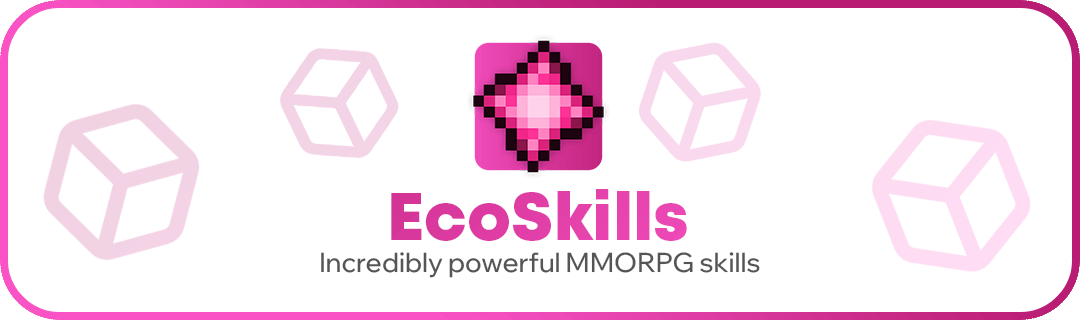 EcoSkills ⭕ Addictive MMORPG Skills ✅ Create Skills, Stats, Effects, Mana ✨ Plug + Play