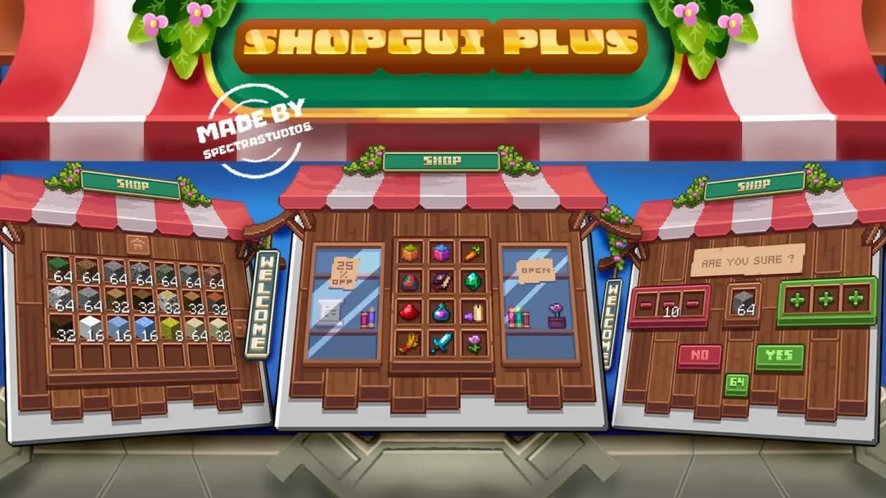 ShopGUI+ Custom Menu